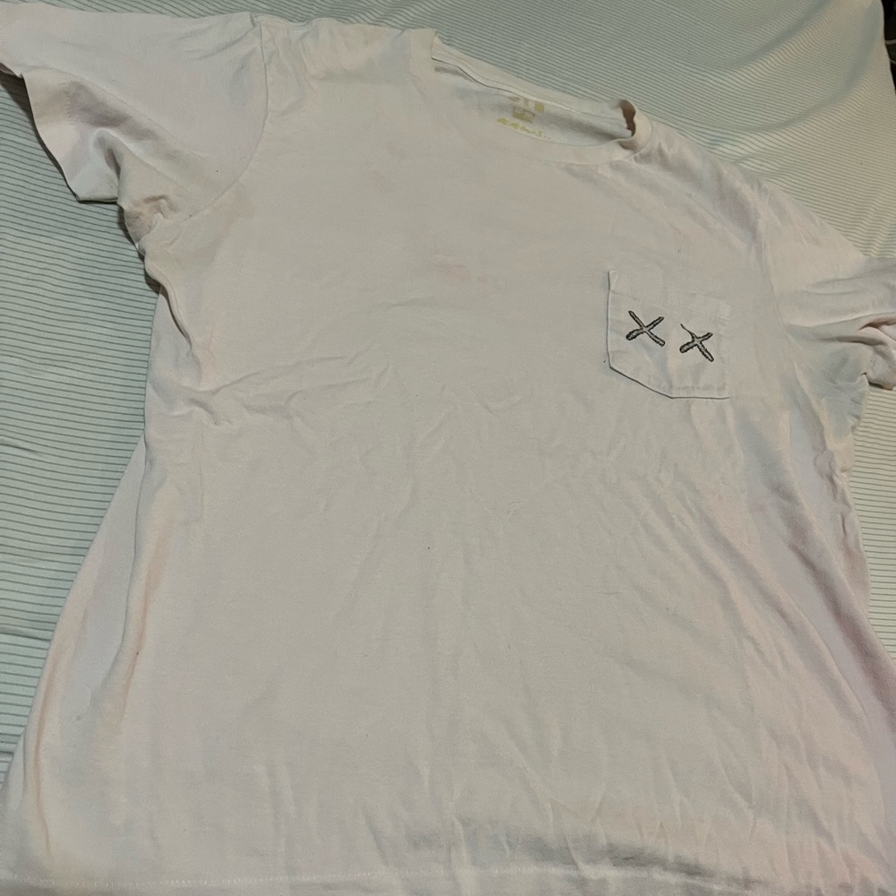Kaws graphic shirt pink